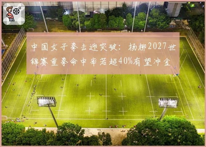 中国女子拳击迎突破:杨柳2027世锦赛重拳命中率若超40%有望冲金